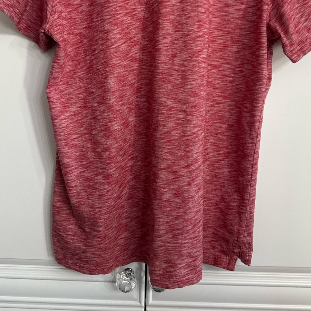 American Rag Men's XL Red and White Short Sleeve Cotton Polo Shirt Golf Tennis - Picture 7 of 8